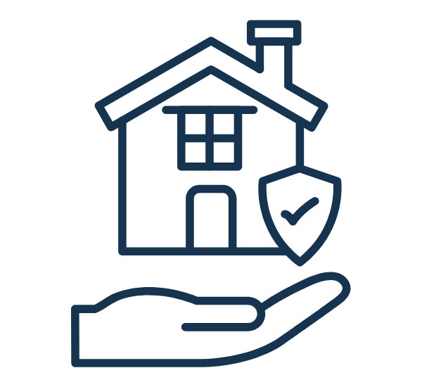 Icône illustrant la garantie décennale, gage de sécurité et de fiabilité pour vos travaux